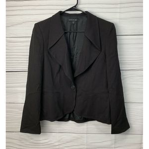 Lafayette Blazer Jacket Black Single Button 10